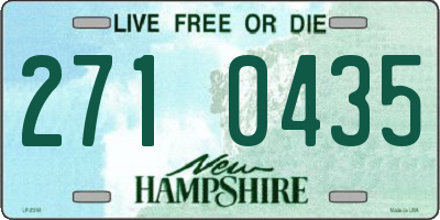 NH license plate 2710435