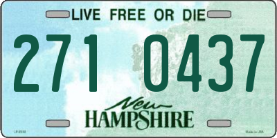 NH license plate 2710437