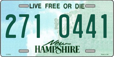 NH license plate 2710441