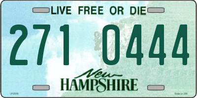 NH license plate 2710444