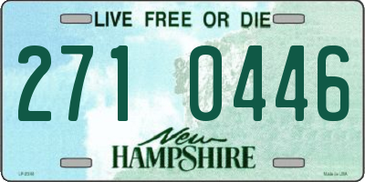 NH license plate 2710446