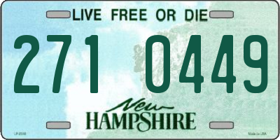 NH license plate 2710449
