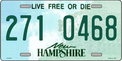NH license plate 2710468