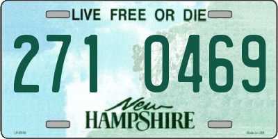 NH license plate 2710469
