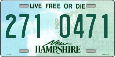 NH license plate 2710471