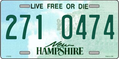 NH license plate 2710474