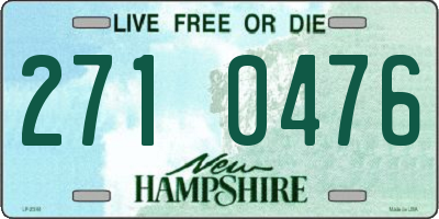 NH license plate 2710476