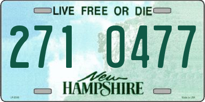 NH license plate 2710477