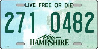 NH license plate 2710482