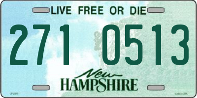 NH license plate 2710513