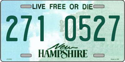NH license plate 2710527