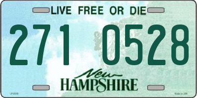NH license plate 2710528