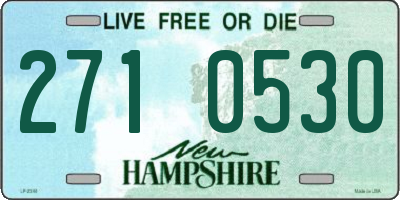 NH license plate 2710530