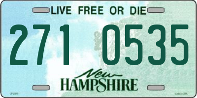 NH license plate 2710535