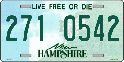 NH license plate 2710542