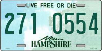 NH license plate 2710554