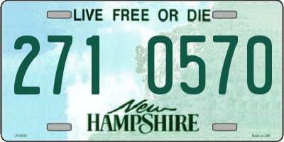 NH license plate 2710570