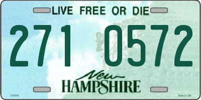 NH license plate 2710572