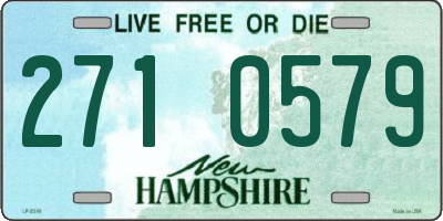 NH license plate 2710579