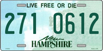 NH license plate 2710612