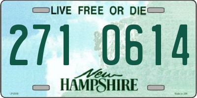 NH license plate 2710614