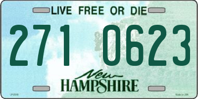 NH license plate 2710623