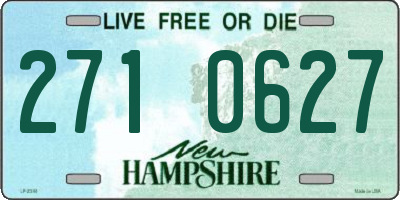 NH license plate 2710627
