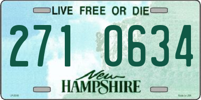 NH license plate 2710634