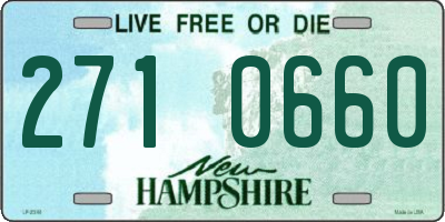 NH license plate 2710660