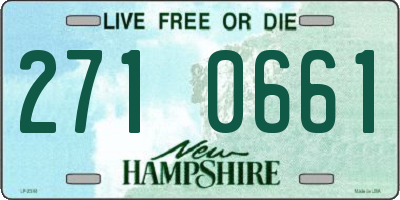 NH license plate 2710661