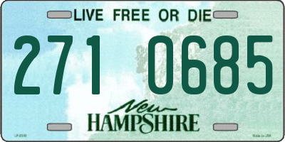 NH license plate 2710685