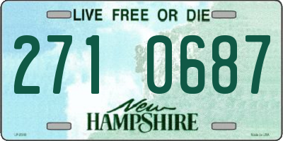 NH license plate 2710687