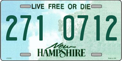 NH license plate 2710712