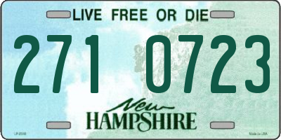 NH license plate 2710723