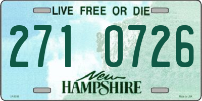 NH license plate 2710726