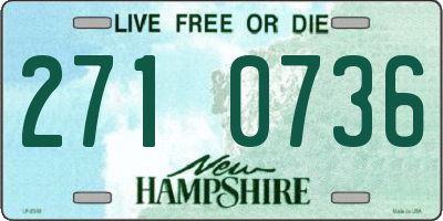 NH license plate 2710736