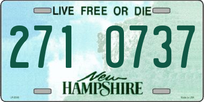 NH license plate 2710737