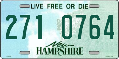 NH license plate 2710764