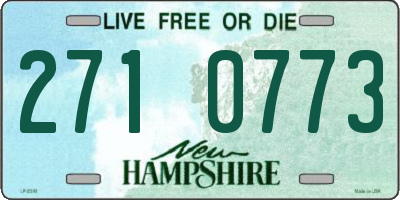 NH license plate 2710773