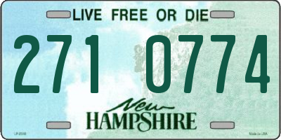 NH license plate 2710774