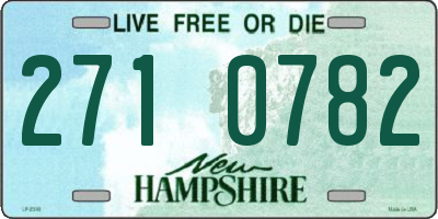 NH license plate 2710782