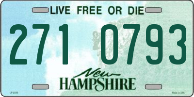 NH license plate 2710793