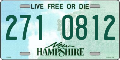 NH license plate 2710812