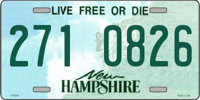 NH license plate 2710826