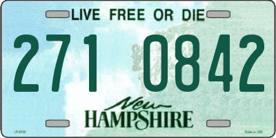 NH license plate 2710842
