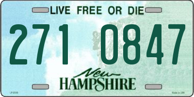 NH license plate 2710847