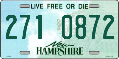 NH license plate 2710872