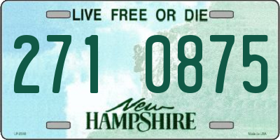 NH license plate 2710875