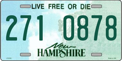NH license plate 2710878