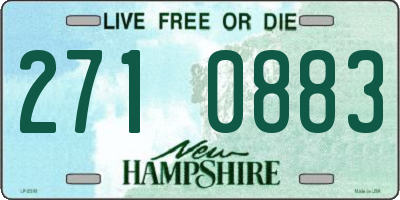 NH license plate 2710883